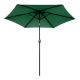 MULTIGARDEN Ugaoni suncobran 270cm, zelena - SL-UM003C GREEN