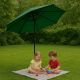 MULTIGARDEN Ugaoni suncobran 270cm, zelena - SL-UM003C GREEN