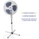 BOSS COMPANY Električni stubni ventilator - TR556BossCom