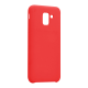 Maska za Samsung J6/ J600F (2018) Velvet touch crvena - 030663