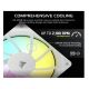 CORSAIR Kuler 120mm RS120 ARGB single pack, bela - CO-9050184-WW