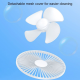 Ventilator sa podesivom visinom i daljinskim upravljačem beli - 617120
