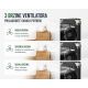 Ventilator sa prskalicama / vodenom maglom, stoni, crni - EP3106203
