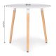 BOLZZ Verona okrugli sto 80 cm - BOLVERTBLWHIT