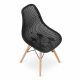 BOLZZ Verona set 4 stolice black - BOLVERCHABLCKS
