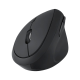 Vertikalni ergonomski bezicni miš E1 crni - 060142-1