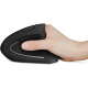 Vertikalni ergonomski bezicni miš E2 crni - 060143-1