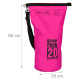 Vodootporna suva torba EL 20L pink - 200916-1
