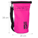 Vodootporna suva torba EL 5L pink - 200922-1
