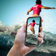 Vodootporna torbica A new za iPhone XS Max svetlo plava - 73421