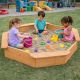 Dečiji drveni peskarnik KINDER HOME – model sa 8 strana i 4 sedišta - EP2988399