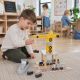 Dečiji drveni kran KINDER HOME, set sa vozom, kamionom i brodom - EP3305157