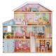 Velika drvena kućica za lutke KINDER HOME Grand Villa, 4 sprata, 28 komada nameštaja - EP3305175