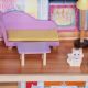 Velika drvena kućica za lutke KINDER HOME Grand Villa, 4 sprata, 28 komada nameštaja - EP3305175