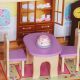Velika drvena kućica za lutke KINDER HOME Grand Villa, 4 sprata, 28 komada nameštaja - EP3305175
