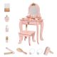Dečiji sto za šminkanje KINDER HOME sa ogledalom, Princeza - V08H206B