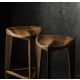 MEDA FURNITURE Drvena barska stolica Terca Orah - OrahTerIzd35