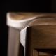 MEDA FURNITURE Drvena barska stolica Terca Orah - OrahTerIzd35