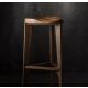 MEDA FURNITURE Drvena barska stolica Terca Orah - OrahTerIzd35