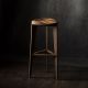 MEDA FURNITURE Drvena barska stolica Terca Orah - OrahTerIzd35