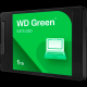 WESTERN DIGITAL SSD POWERED BY SANDISK WD Green 1TB SATA, 2.5'', 7mm, Read: 545 MBps - WDS100T5G0A-00CPT0