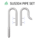 Nanobit WeekAqua set metalne cevi SG-1616-320 In+Out 16/22mm SU304 - EP3105516
