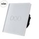 Wise Wifi + RF pametni prekidač, 3 tastera - stakleni panel beli - PMK000209A00000