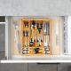 VILDE Podesivi organizator za escajg 28-45x33.5cm - KUH000036A00000