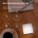 AQARA Pametni zidni prekidač WRS-R02 H1 Wireless dupli (bez neutralnog konduktora) - WRS-R02