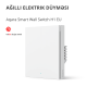 AQARA Pametni zidni prekidač WS-EUK03 H1, Singl (sa neutralom) - WS-EUK03