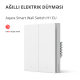 AQARA Pametni zidni prekidač WS-EUK04 H1, dupli (sa neutralom) - WS-EUK04
