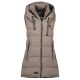 GEOGRAPHICAL NORWAY Prsluk dolbar taupe db lady 056 W - WZ6782F-GN
