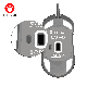 FANTECH Gejmerski miš X17 BLAKE SPACE EDITION - 77445
