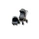 BBO Kolica za bebe X1 Dory 3u1, crna - X1SBLACK