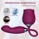 Rose vibrator (ruža vibrator) – sisanje i vibriranje (silikon) ljubičasta - EP3137017