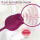 Rose vibrator (ruža vibrator) – sisanje i vibriranje (silikon) ljubičasta - EP3137017