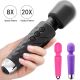 Mini AV Wand vibrator (vodootporan, 20 brzina) roze - EP3137029