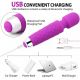 Mini AV Wand vibrator (vodootporan, 20 brzina) roze - EP3137029