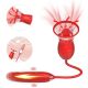 Rose vibrator 3-u-1 – lizanje, sisanje, G tačka - EP3137035