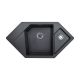 METALAC INKO Sudopera X Granitna Diamond 960×510 fi sifona 90/60 crna - 190590-1