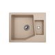 METALAC INKO Sudopera X Granitna Linea M 1.5D 620×500 fi sifona 90 šampanj - 192043
