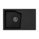 METALAC INKO Sudopera X Granitna Linea Plus 780×500 fi sifona 90 crna - 188622