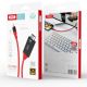 XO Kabl GB006 Lightning ulaz HDMI izlaz 2K, 1.8M, crna - 21018-1
