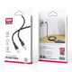 XO Kabl NB208A Silikonski Type-C na Lightning 20W, crna - 21005