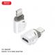 XO Adapter NB256E Otg mini micro USB iphone, bela - 24702