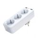 XO Adapter punjač WL08 (3AC+2USB 2.4A), bela - 20946