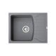 METALAC INKO Sudopera XGranitna Quadro M 620x500 fi 90 sa sifonom grafit - 372986