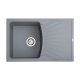 METALAC INKO Sudopera XGranitna Quadro Plus 770x500 fi 90 sa sifonom grafit - 372985