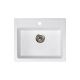 METALAC INKO Sudopera XGranitna Quadro 60 600x500 fi 90 sa sifonom bela - 161968