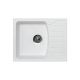 METALAC INKO Sudopera XGranitna Quadro M 620x500 fi 90 sa sifonom bela - 144114